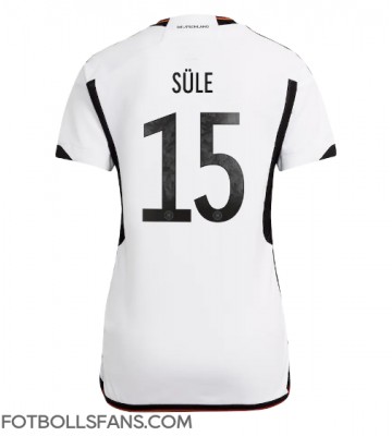 Tyskland Niklas Sule #15 Replika Hemmatröja Damer VM 2022 Kortärmad